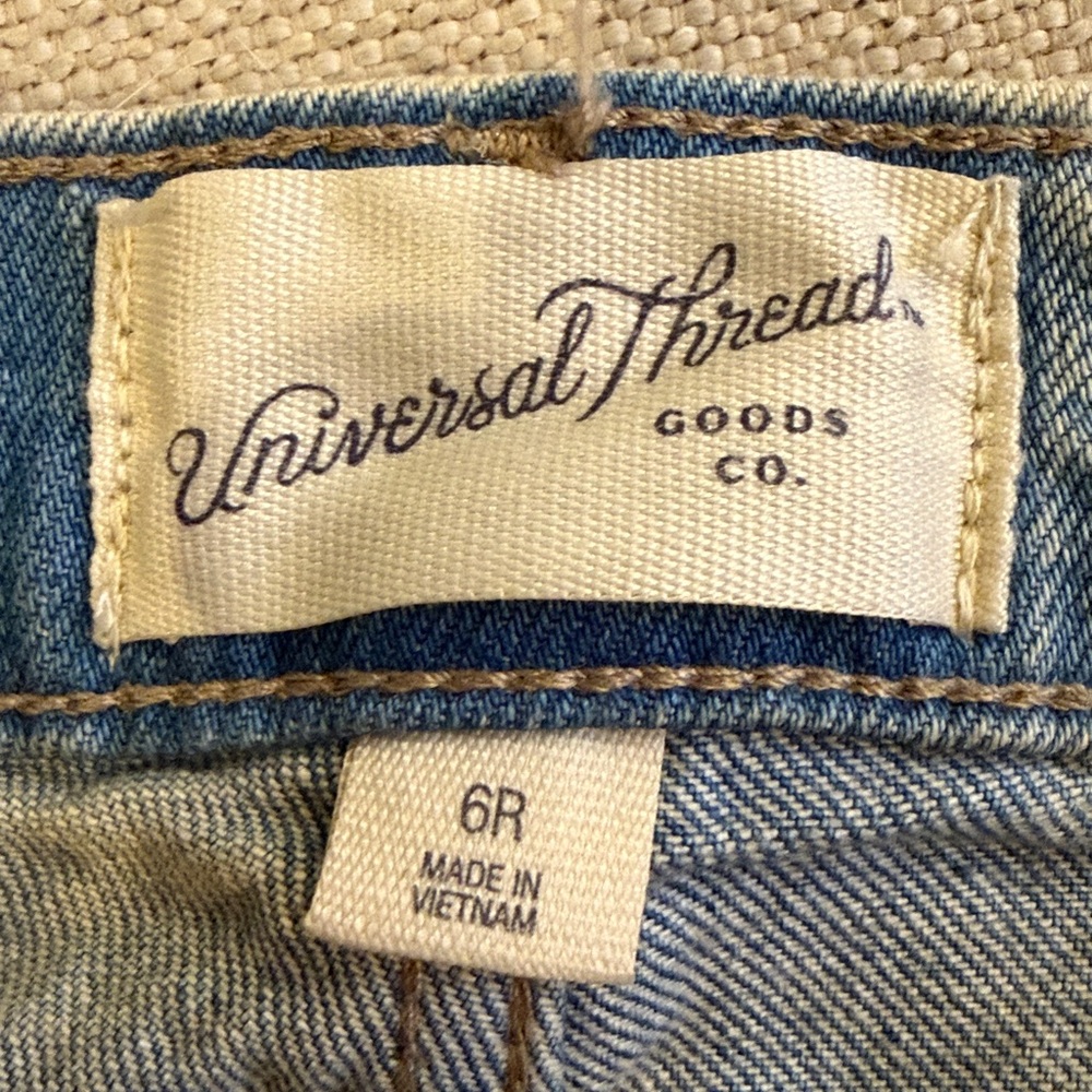 Universal Thread Light Blue Straight ankle Leg Je… - image 3